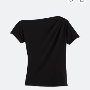 Off the shoulder knit top